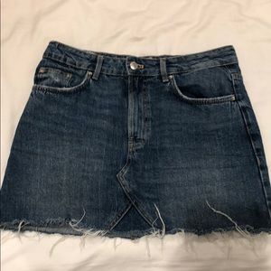 Zara mini denim skirt